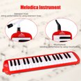 thumbnail image 2 of EASTROCK 37 Keys Melodica Air Piano Keyboard with Oxford Bag & Double Blowpipes for Beginners,Red, 2 of 6