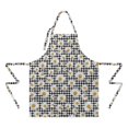 thumbnail image 2 of Black Daisy Flower Checkered Pattern Apron-Garden Aprons for Women with Pockets-Cotton Linen Waterproof Kitchen Cooking Gardening Aprons Adjustable for Kitchen,Cooking,BBQ and Salon 33x27 Inch, 2 of 7