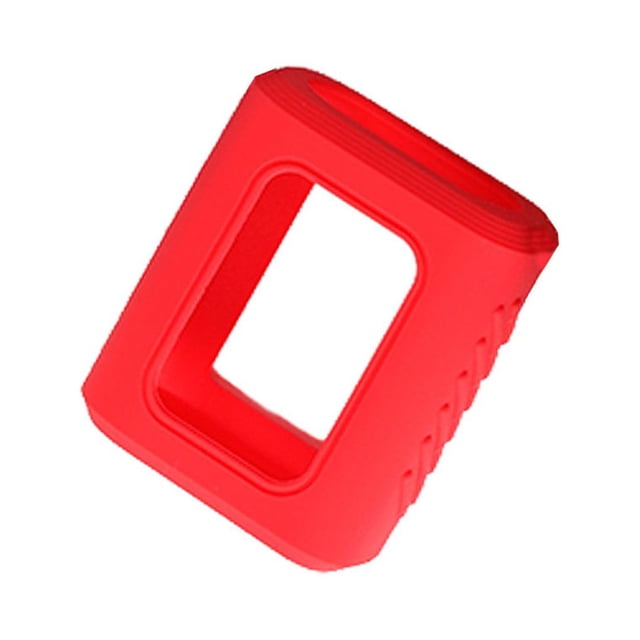 Cateissary Funda de silicona a prueba de polvo para altavoces, funda de almacenamiento de repuesto para , accesorios para altavoces compatibles Relojes inteligentes Rojo
