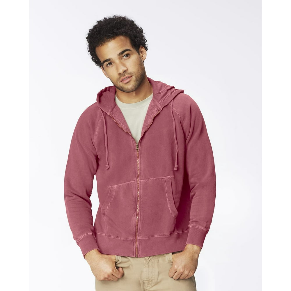 garment dyed hooded sweatshirt