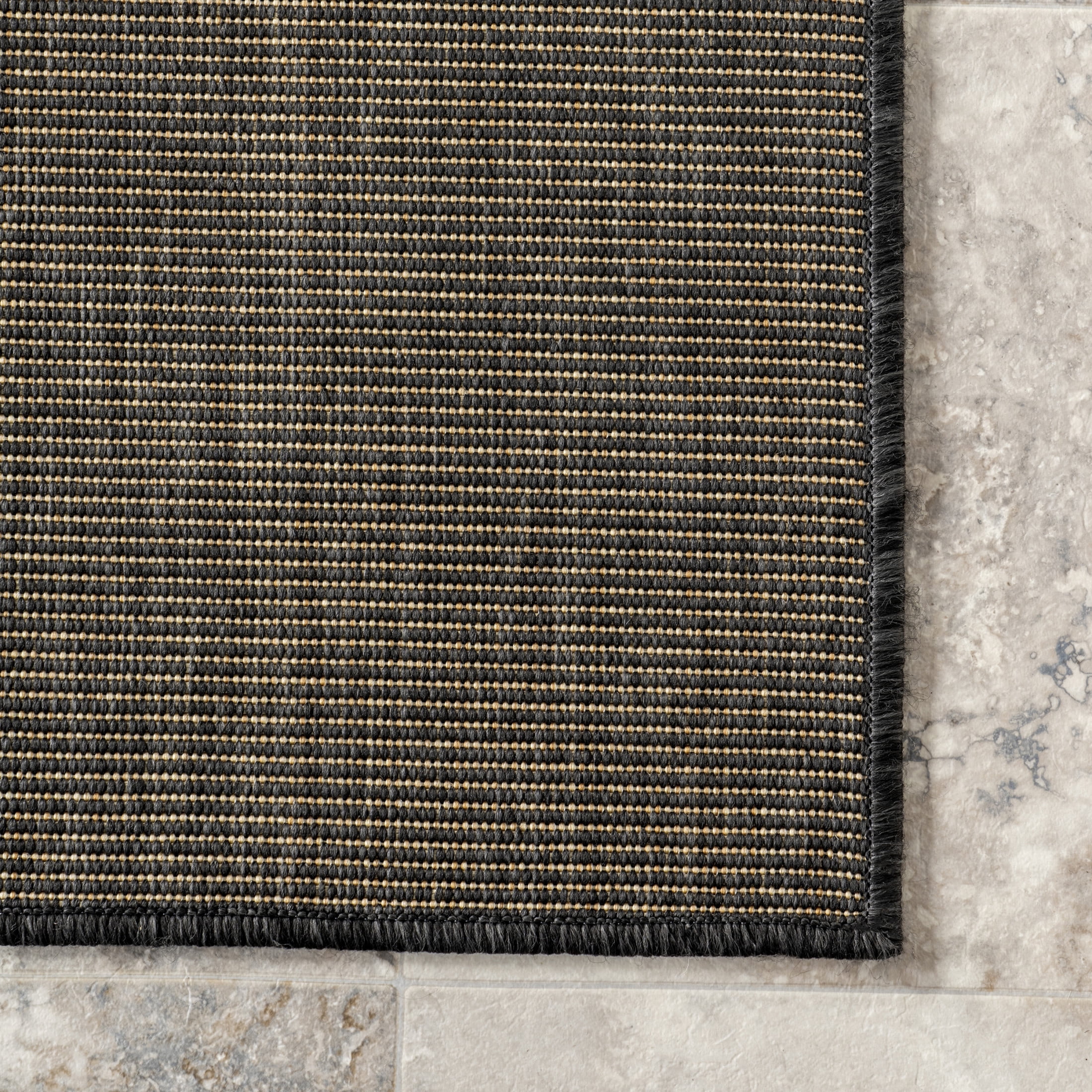 nuLOOM Nakia Transitional Indoor/Outdoor Area Rug, 9' 6" x 12', Nakia Dark Grey