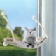 thumbnail image 4 of Hamaca para gatos con manta de lana para tomar el sol, asiento de ventana, Tablero de rascar Zulema Hamaca para gatos, 4 of 8