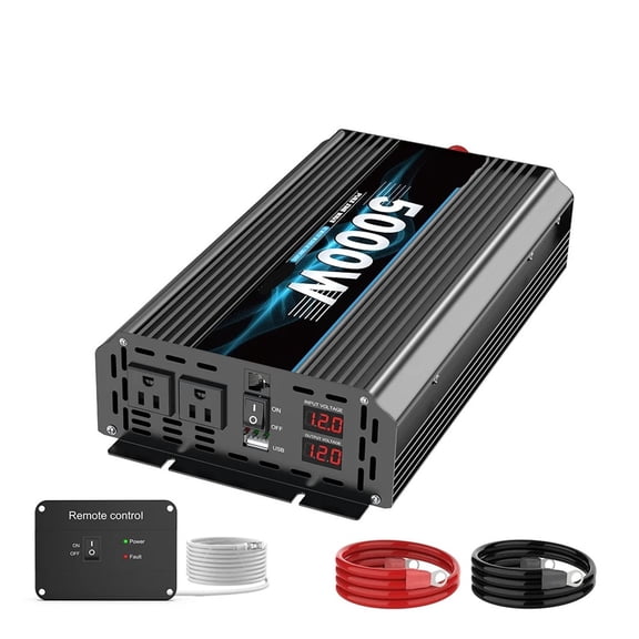 5000W Output Inverter Pure Sine Wave Solar Power System Inversor Converter