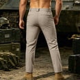 thumbnail image 4 of Tactical Cargo Pants For Men Multi-Pocket Ripstop Hiking Outdoors Work Pants Khaki XL, 4 of 8