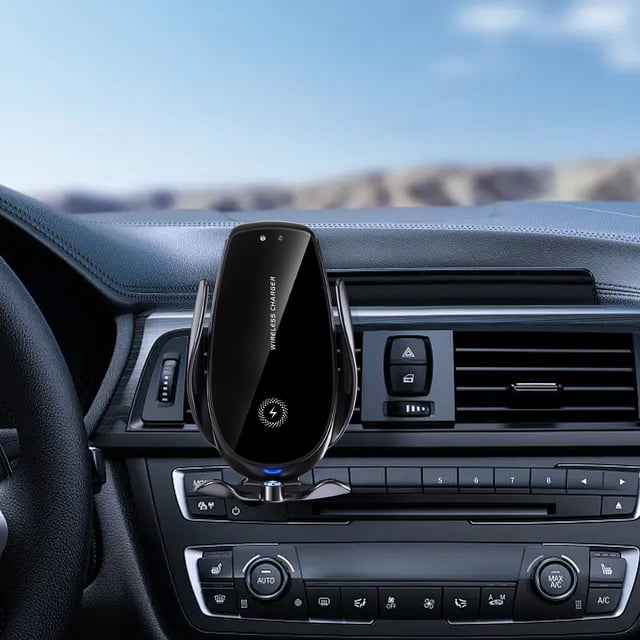 Binmer Car Wireless Charger Automatic Open And Close 15W Fast Charging Intelligent Induction Scaling Electronic Control Telescoping Apply To All Mobile Phones