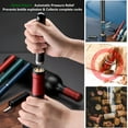 thumbnail image 4 of 2-in-1 Air Pressure Wine Opener with Foil Cutter Wine Bottle Opener Easy-Open Air Pump Wine Opener Portable Travel Wine Corkscrew Handheld Wine Cork Remover Gifts for Wine Lovers, 4 of 8