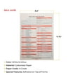 thumbnail image 6 of Annual Vehicle Inspection Report Form DOT Compliant - 8.5" x 11.75" Carbonless 3-Ply Snap-Out Format, Meet DOT Requirements 49 CFR 396.21 (White & Yellow, 20Pcs), 6 of 11