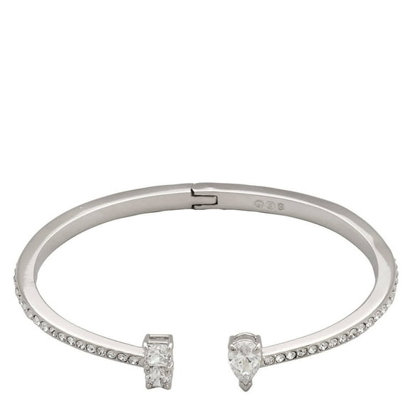 Swarovski White Attract Mesmera Cuff Bracelet, Size Small