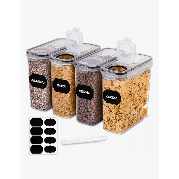 Recipientes Herméticos De Plástico Para Cereales
