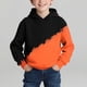 thumbnail image 1 of Sudadera con capucha para niño, con estampado de color, manga larga, informal, deportiva, con capucha, manga larga, sudadera con capucha, top con inserciones en los hombros, blusa de poliéster para ni, 1 of 7