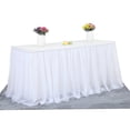 thumbnail image 1 of Amdohai Handmade Tulle Table Skirt Tablecloth Decorative Tableware Cloth for Rectangle or Round Table Home Table Skirting For Party Wedding Banquet Picnic, 1 of 8