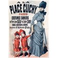 thumbnail image 2 of A la Place Clichy - Costumes Demiers Vintage Poster (artist: Cheret) France c. 1883 (16x24 Giclee Gallery Print, Wall Decor Travel Poster), 2 of 3