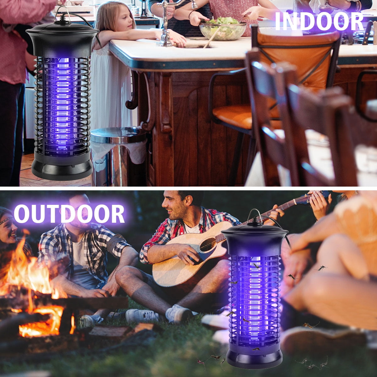 LINKPAL Electric Bug Zapper, Powerful Insect Killer, Mosquito Zappers, Mosquito lamp, Light-Emitting Flying Insect Trap for Indoor