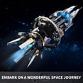 thumbnail image 5 of Spaceship Building Set for Adults, Space Building Blocks, Space Station Block Kit, Home or Office Decor, Spaceship Toy, 5 of 6