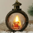 thumbnail image 1 of Linternas navideñas con luces LED, decorativo, linterna colgante, interior, exterior, Navidad, decoración para hogar, de , Santa Claus Bronce S, 1 of 8