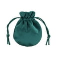 thumbnail image 4 of Bolsa de terciopelo para joyas, regalo de Navidad, organizador con cordón Verde oscuro 65 x 85 cm, 4 of 9