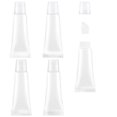 thumbnail image 1 of KEAIYYJ- Tubos vacíos de brillo labial, bálsamo, envases de pasta de dientes de viaje, botellas pequeñas rellenables, 10 ml, paquete de 5, 1 of 5