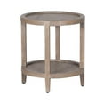 thumbnail image 6 of Porter Designs Lowell Solid White Oak Wood End Table - Brown, 6 of 6