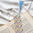 thumbnail image 6 of Kdxio Colorful Poodle Dog Print Metal Tassel Bookmarks,Perfect Gift for Art Lovers and Bookworms Metal Bookmarks for Women, 6 of 8
