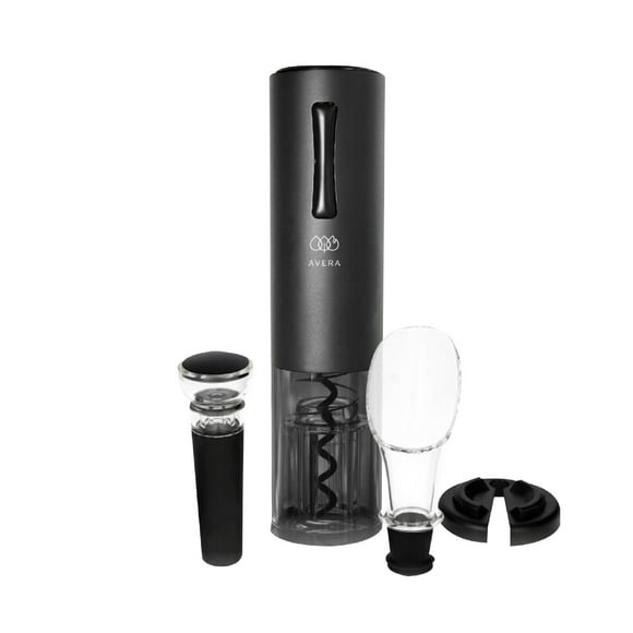 Kit Sacacorchos Eléctrico AVERA DC01 Batería Recargable para uso Antes y Después de Abrir tu Vino AVERA DC01 Batería Recargable para uso Antes y Después de Abrir tu Vino