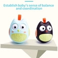 thumbnail image 3 of Búho Wobble Toy Cute Wobbling Melody Owl Toy Exquisito Juguete Educativo Temprano Para Bebés Para El Hogar Niños De 0 A 3 Años De Edad seitruly FN003509-02, 3 of 6