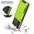 thumbnail image 5 of for Galaxy S21 Plus Case Wallet Credit Card Holder 4-Card Flip Cover ID Slot Back Hidden Pocket Dual Layer Protective Hybrid Hard Shell Bumper Armor Case for Samsung S21+ S21 Plus Green, 5 of 12