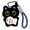 Style2, variant on Plush Black Kitten Doll Keyring Featuring Scarf Bells Holiday Decoration Present For