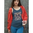 thumbnail image 2 of Vintage Colorful Rock Art Racerback Tank Women -Image by Shutterstock, Female Small, 2 of 4
