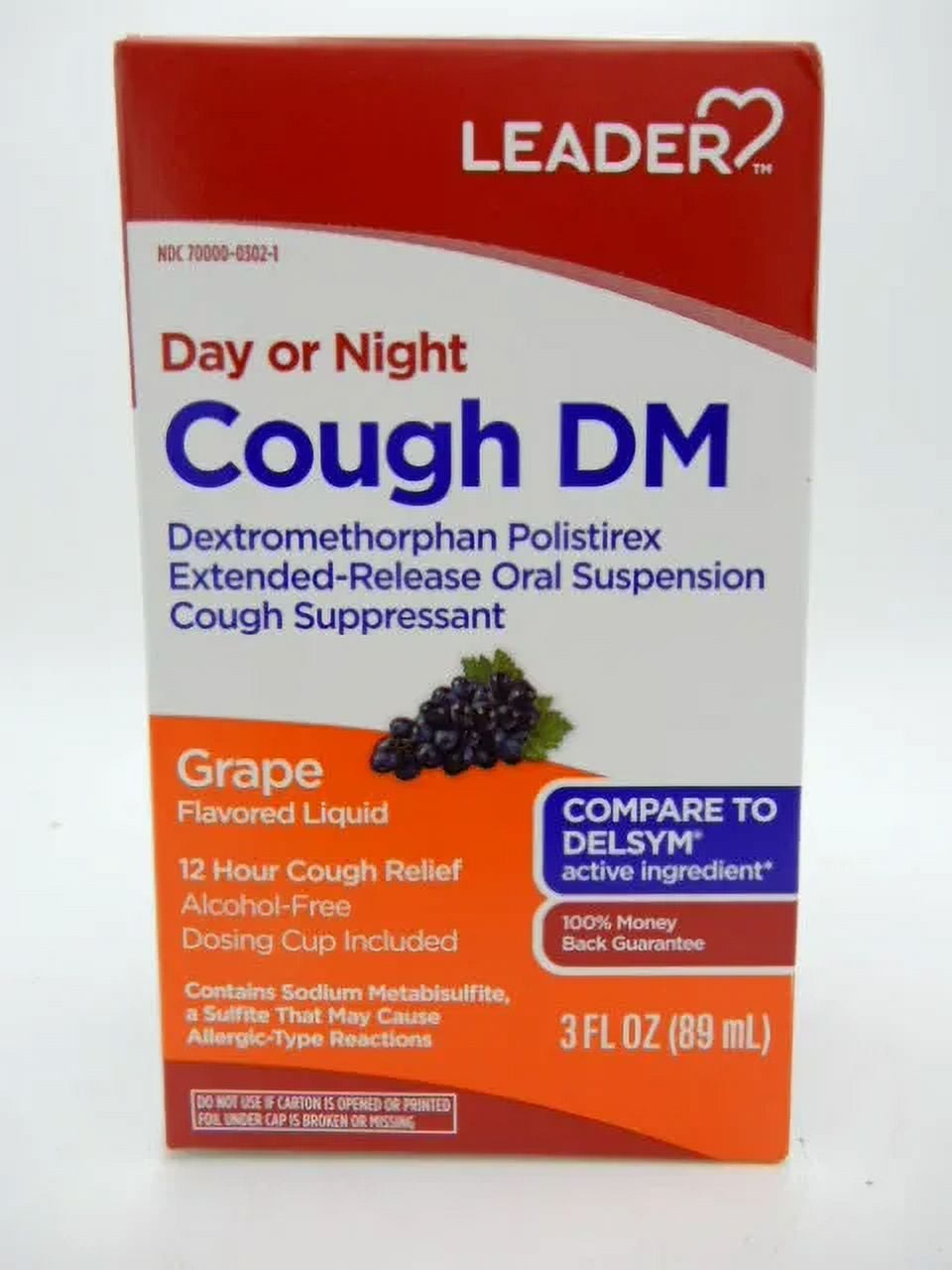 rapstar x Cough Syrup International Showdown プリント Leader Cough Day Or Night Cough Suppressant Syrup, Grape