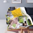 thumbnail image 4 of Personalised Blanket Custom Blanket with Collage Photos Text, Custom Soft Flannel Blanket for Family Friends Kids Couple, Personalized Gifts for Christmas Xmas New Year Birthday Wedding Anniversary, 4 of 6