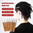 thumbnail image 2 of Crochet Hooks Dread Lock Fixing Dreadlock Accessories Hair Making Needles Single Double Triple Hookheads for Braids Craft Usage Type1, 2 of 6