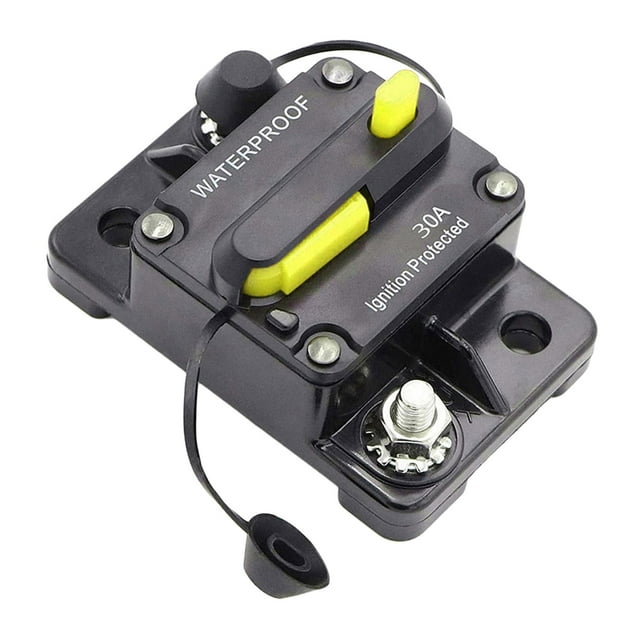koolsoo Car Audio Circuit Breaker 30-300 AMP(Optional) DC12V-48V Manual Reset Car Audio 30A