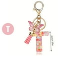 thumbnail image 2 of Fashion 26-letter Key Chain Pendant Butterflys Tassel Key Chain Elegant Fashion Multi-functional Use, 2 of 5