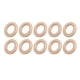 thumbnail image 2 of Anillos circulares de madera, 30 piezas Anillos de madera de haya Anillos de madera Artesanía Anillos de madera De primera línea, 2 of 12