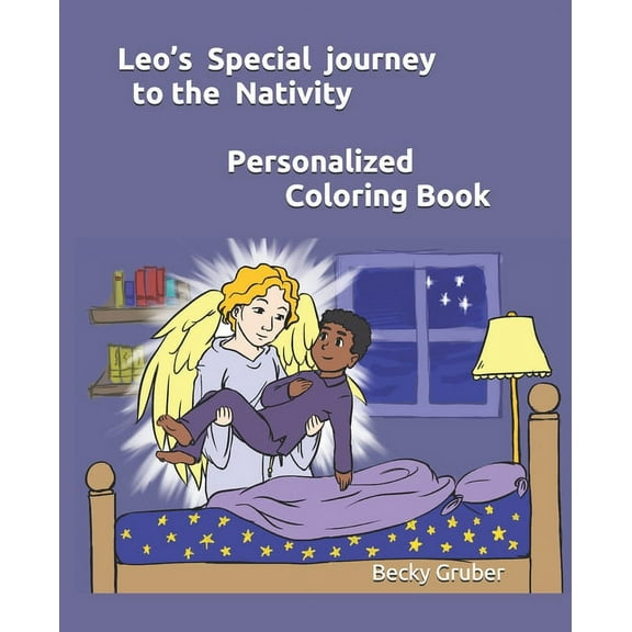 Leo's special journey to the Nativity: Personalized Coloring Book (Paperback)