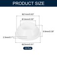 thumbnail image 2 of 10pcs Hole Plug 13/16 Inch (21mm) Button Plugs Fit for 18mm Hole, Snap in Locking Hole Tube Plug Gel, White, 2 of 6