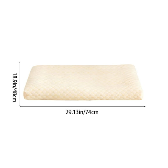 Ohmyroo Supportive Soy Fiber Pillow with Low Profile Design, Soft and Comfortable Unlined Pillow Core for Bedroom Bedding and Relaxation