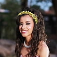 thumbnail image 4 of unbranded Con Amarillas De Tela Para Novias Y Fiestas Con Toque, 4 of 7