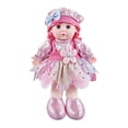 thumbnail image 1 of Linda muñeca de juguete para niña de 13 pulgadas con elegante vestido de noche para niños y niñas (rosa) Likrtyny libre de BPA, 1 of 7