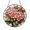 Acrylic 3.5 Inch, variant on Butterfly Geranium Window Suncatcher Decor, Artistic Glass Hanging, Cheerful Garden Home Accent