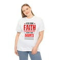 thumbnail image 3 of DJH Apparel | Feed Your Faith Starve Your Doubts Inspirational Unisex Tee, 3 of 4