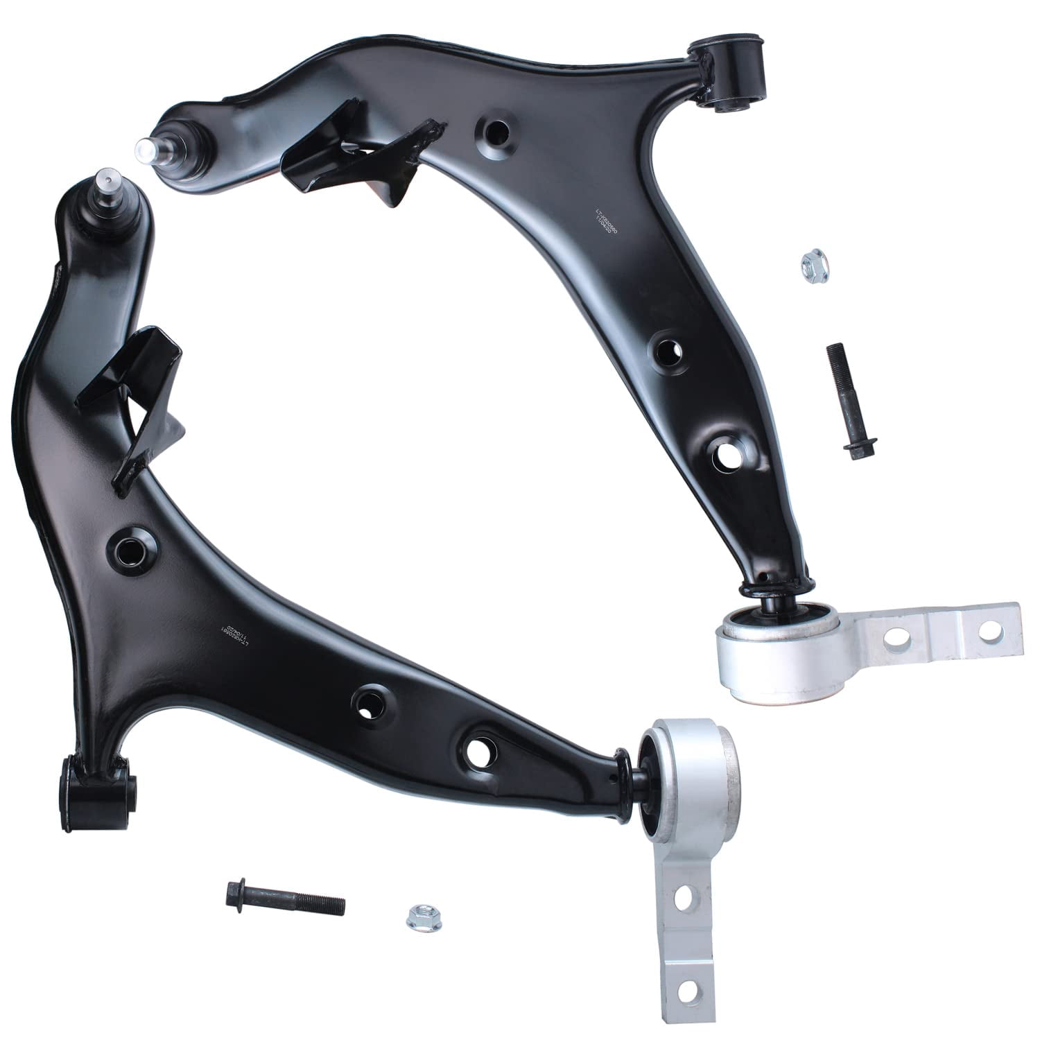 Detroit Axle - Front Lower Control Arms w/Ball Joints & Sway Bars + Outer& Inner Tie Rod - 8pc Set