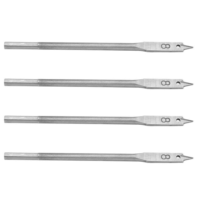 Knife Spade Bit,4Pcs Spade Drill Bit Woodworking Tool Spade Bit Compact and Lightweight