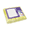 yellow, variant on Xiao Hua 5 rolls/100 strong colored transparent garbage bags, bathroom garbage bin lining, small bags suitable for home office kitchens, yellow -17.7 inches x 19.7 inches