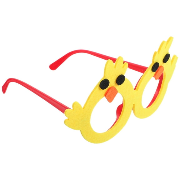 FRCOLOR Party Favor Glasses Chick Glasses Child 16.20X14.00X8.80CM Yellow