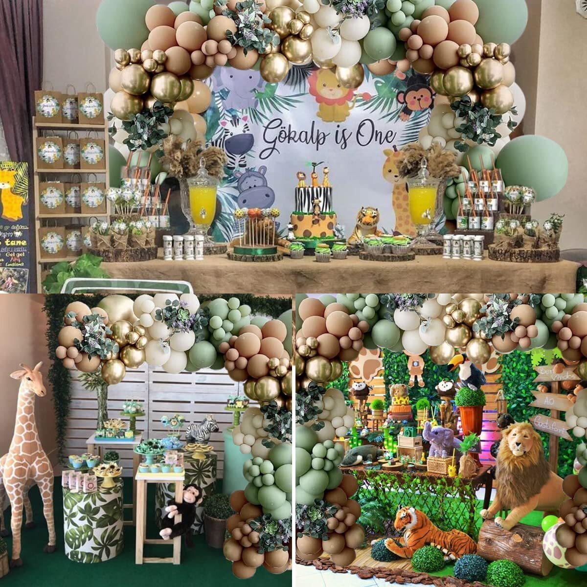 Specool Sage Green Balloon Arch Kit, 95-Piece photo 5