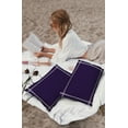 thumbnail image 3 of Pack of 2 Outdoor Pillow Covers, Solid Color Dark Purple Waterproof Square Throw Pillowcase Cushion Decorative Pillow Covers for Couch Patio Tent, 20x12 in, 3 of 6