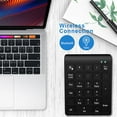 thumbnail image 1 of Home Office Mini Keyboard Universal Computer Keyboard Household Laptop Numeric Keypad 27-key Key Board Battery Powered Computers Accessories 2.4G, 1 of 7