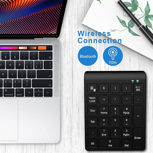 Home Office Mini Keyboard Universal Computer Keyboard Household Laptop Numeric Keypad 27-key Key Board Battery Powered Computers Accessories 2.4G