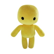 QITOWM Wobbly-Life Plush Soft Stuffed Doll for Fans and Adults Huggable Toy Figure with Minimalist Design and Durable Stitching for Home Decor,Creative Game-related Cute Toys (Yellow)
